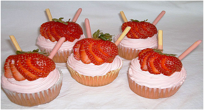 Strawberry Indulgence In Cake