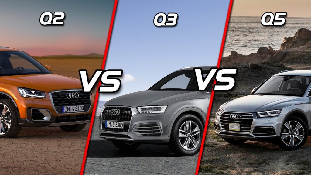 Audi Q2 vs Q3 vs Q5