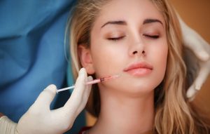 woman taking part in botox training