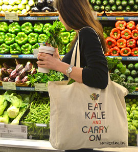 Use Eco Friendly Custom Printed Reusable Bags For Shopping